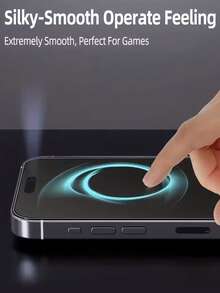 Shockproof Privacy 4pcs Full Coverage Matte Privacy Screen Protector Ceramic Film Compatible With Iphone 17 Pro Max/17 Air/16 Pro Max/16e/15 Pro Max/15 Plus/14 Pro Max/13 Mini/12 Mini/11 Pro Max/XS Max Series Anti-Print Anti-Fingerprint Upgraded Edge Protection Anti-Scratch Easy Installation Bubble-Free Perfect Compatible With Phone Cases Spring Gift Birthday - Black - View 3