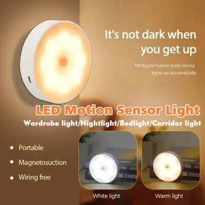 Dorm Night Light, Bedside Lamp, Study Desk Lamp, Eye-Caring, Rechargeable, Button Switch, Magnetic Adsorption, Student