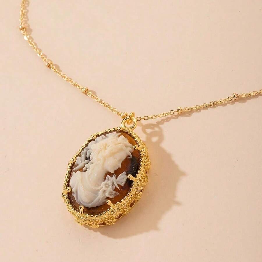 Un collar de cabeza de mujer de metal, de moda, simple y versátil - Multicolor - Ver 1