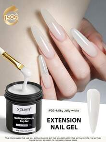 XEIJAYI 18pcs/Set 150g UV LED Curing Nail Extension Gel, Acrylic Crystal Nail Extension Gel For Home Salon DIY - Multicolor - View 31