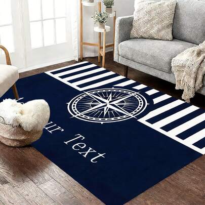 1pc Personalized Welcome Door Mat With Anti-Slip Silica Gel Bottom - Customized Family Name Mat For Living Room, Bedroom, Bathroom - Soft, Durable, Washable - Perfect For Home Decor & Housewarming Gift, Custom Rug. Living Room Rug, Personalized Gifts, Decor Rug, Pet Friendly Rug, Suitable For  Home And Office Decoration, Fashionable Home Decoration/Room Decoration, Bedroom Carpet, Entryways, Kitchen,  Laundry Rooms, Bedroom Decor, And Outdoor Use. All-Season, Machine Washable, Soft, Non-Slip, Perfect For Home Decor. Fashionable, Colorful, Minimalist, Adorable, Ideal For Christmas, Halloween,Thanksgiving Day, Easter Day, Mother's Day, Father's Day Or Valentine's Day Gifts, Back To School Season