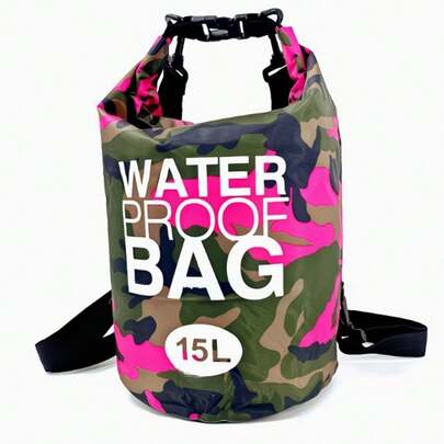 Wasserdichter Rucksack aus Polyester für Outdoor-Rafting, wasserfester Rucksack mit Nass- und Trockentrennsystem, ideal zum Schnorcheln, als Tarn-Trockensack, schwimmfähiger Trockensack, Sporttasche mit Rollverschluss zum Schutz der Ausrüstung vor Nässe, geeignet für Bootfahren, Rafting, Schwimmen, Camping, Wandern, Strand und Angeln.