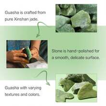 1pc Natural Xiuyan Jade Stone Green Gua Sha Scraping Facial Tool|Premium Massage Tool With Luxurious Gift Box,Traditional Chinese Beauty & Wellness Device,Ideal For Comprehensive Facial Care And Body Relaxation.Beauty Tools. Skincare Enthusiasts - Multicolor - View 12
