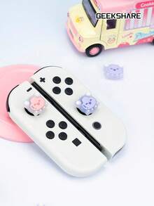 Cute Thumb Grip Protective Cover Compatible With Switch 2017/Switch OLED/Switch Lite, Gaming Accessories - Multicolor - View 2