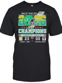 Shutout Texas Tech 2026 Orange Bowl Shirt - màu đen - Xem 1