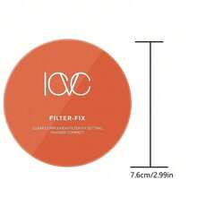 Polvo compacto translúcido - Polvo suelto - Polvo fijador mate - Polvo fijador resistente al agua de larga duración - Polvo controlador de grasa con borla de cobertura total - Multicolor - Ver 6