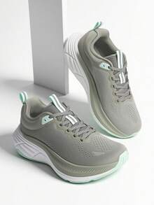 Men's ActiveBreeze Running, Walking, And Tennis Shoes - Comfortable Cushioned Sneakers For Gym Workouts And Jogging - Màu xanh Ô liu - Xem 1