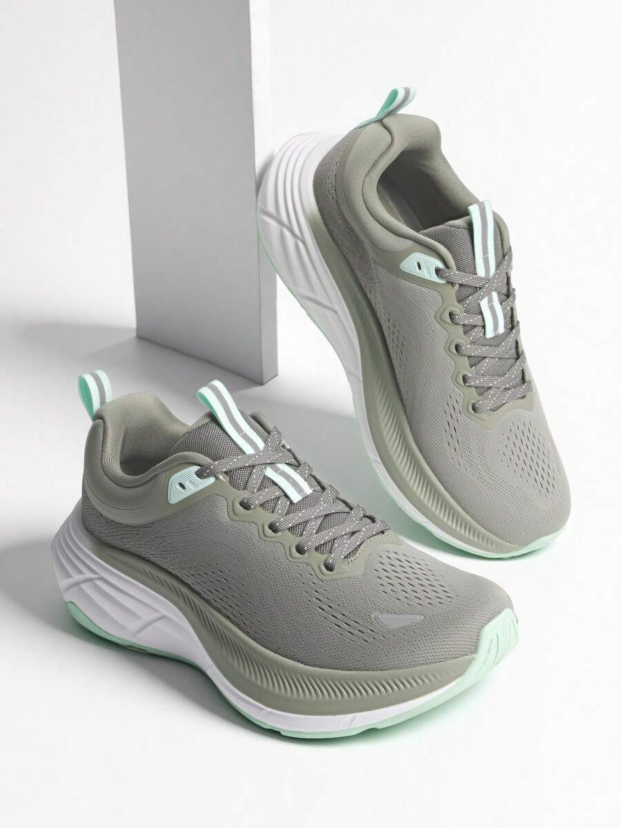 Men's ActiveBreeze Running, Walking, And Tennis Shoes - Comfortable Cushioned Sneakers For Gym Workouts And Jogging - Màu xanh Ô liu - Xem 1