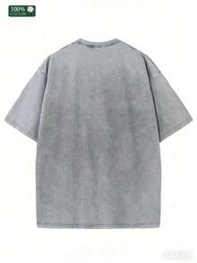 2026 Summer ClothesMen's Casual Racing F1 Team T-Shirt |   Unique Racing Print Design |   Comfortable And Soft Pure Cotton Fabric |   Washable |   Suitable For Everyday Wear, Door Activities, Sports, Holidays And PartiesLoose And Comfortablesummer Tops - Xám - Xem 2