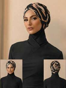 طبعة مخططة بنقشة جلد النمر