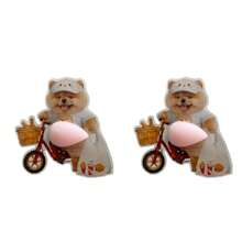 3D Sticker 1 قطعة/2 قطعة/5 قطع ملصقات مبتكرة بشكل دجاج مقلي وكورجي وجرو على البطن، ملصقات كولاج زخرفية - متعدد الألوان - مشاهدة 13
