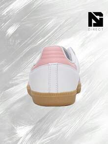 Adidas Samba OG White Coral Pink (GS)– Women's Lifestyle Sneakers – Shose For Woman-Vintage-Spring & Summer-Inspired Running Shoes, Shock-Absorbing Comfort, Gym To Streetwear Casual Wear-Easter Gift– JP5480 - Trắng/Hồng san hô - Xem 4