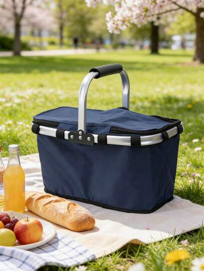 Outdoor Portable Insulated Bag, Large Capacity Tote, Thick Material, Waterproof And Dirt-Resistant, Wear-Resistant Picnic Cooler Bag. Suitable For Camping, Driving, Hiking And Other Outdoor Activities. Portable And Foldable, Does Not Take Up Space, Essential For Outdoor Travel. Lightweight , Tear-Resistant.