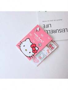 Sanrio 100张/本 Hello Kitty 主题便利贴，日常办公用品，学生便签本，卡通留言贴纸，可爱笔记本便利贴，学生奖品，生日礼物，新年礼物，复活节礼物，婚礼礼物，情人节礼物，返校礼物 - 彩色 - 查看 11