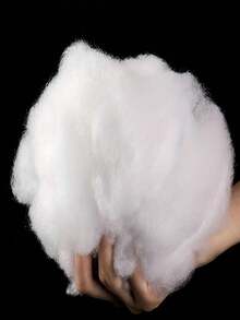 High-Quality Synthetic Cotton Filling, Suitable For Pet Beds And Soft Home Textiles. Applicable For Crafts, Sewing Projects, Christmas Decorations And Toy Stuffing - Synthetic Cotton Filling, Pet Bed Filler, Soft Texture - White - View 18