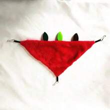 双层加厚小型宠物吊床 - 仓鼠/豚鼠/蜜袋鼯圆形摇床，雪貂保暖窝，带安全带的笼式悬挂睡篮 - 彩色 - 查看 10