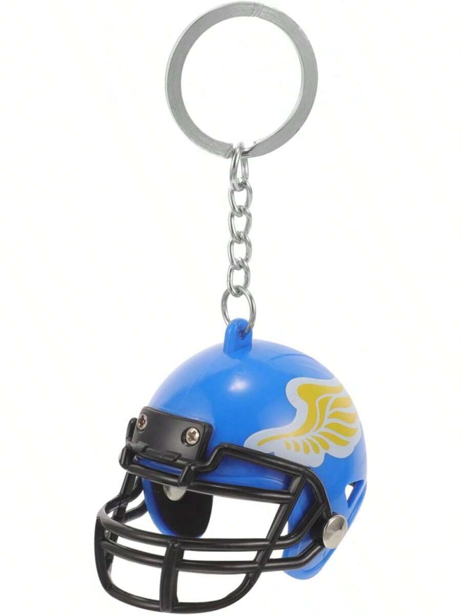 Football Helmet Keychain Bag Pendant, Suitable For Backpacks, Eye-Catching Sports Souvenir, Unique Women's Football Decorative Keyring, Smooth Surface Design - 1 - Xem 1