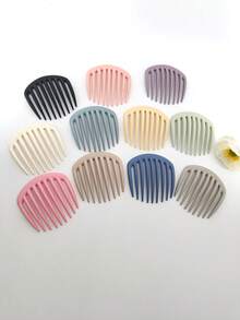 1pc Leopard Print Elegant ABS Plastic Hair Claw Clip, Suitable For Everyday Wear - Multicolor - View 6