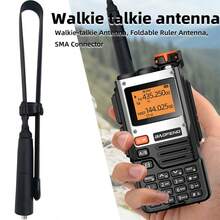 2根可折叠CS战术无线电天线，18.90英寸母头，适用于宝峰UV-5R、BF-888S、UV-16全功率UV、K5 UV、K6 UV等型号。 - 黑色 - 查看 3