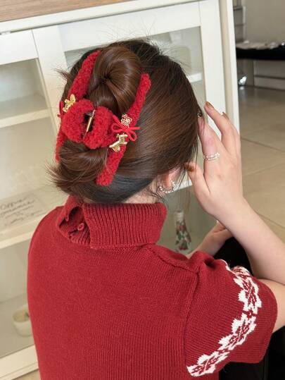 立即致富~毛绒发爪，2026新款高端发饰，冬季发饰