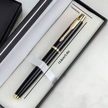 Customized Gift Box Round Ballpoint Pen Metal Engraved High-End Neutral Pen, Business Gift For Men And Women, Holiday Gift, Engraving Technology 0.5 Refillable, Valentine's Day, Mother's Day, Thanksgiving, Halloween, Christmas, Teacher's Day, A Meaningful Gift - Sets - View 6