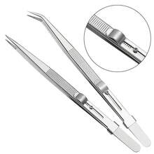 1pc Professional Precision Tweezers Stainless Steel Curved & Straight Tip Set For Jewelry Making Eyebrow Facial Hair Removal Craft Electronics Tweezers Kit For Men Women Professional DIY Enthusiasts Jewelry Makers Craft Workers Beauty Professionals - Multicolor - View 2