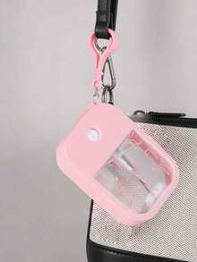 30ml Pink Bow Pattern Perfume Spray Bottle With Anti-Drop Silicone Protective Case And Hook, Perfume Decanting Bottle, Perfume Decanting Tool, Valentine's Day Gift, New Year Gift - Multicolor - View 10