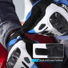 Guantes de piel de cabra de carbono para motocicleta para máxima protección y comodidad - C - Ver 2