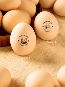 Customized Egg Stamp, Personalized Egg Stamp, Farm Gift, Name Logo Stamp, Rubber Egg Stamp, Farm Egg Stamp - Multicolor - View 7