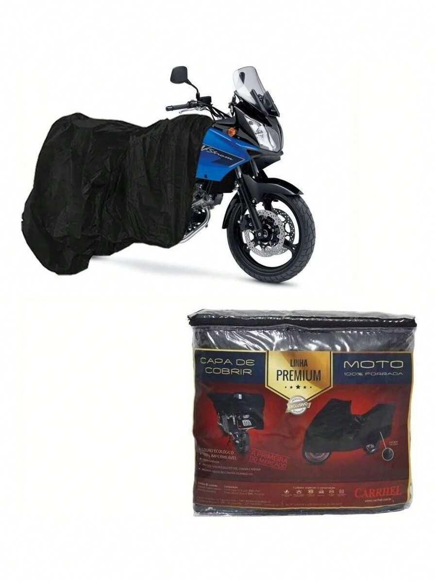 RAFCAR Capa Couro Para Cobrir Suzuki Dl 650v Strom (g258) - A - Visão 1