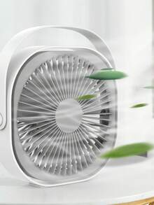 USB桌面风扇，可充电迷你风扇，3档风速调节，超长续航，360°旋转桌面散热风扇，静音设计，适用于卧室、办公室、图书馆和旅行。 - 彩色 - 查看 5