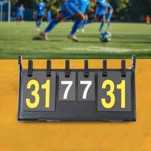 SENDERPICK 4-Digit Portable Flip Scoreboard Multi-Function Scoreboard Scoreboard - 黑色 - 查看 7