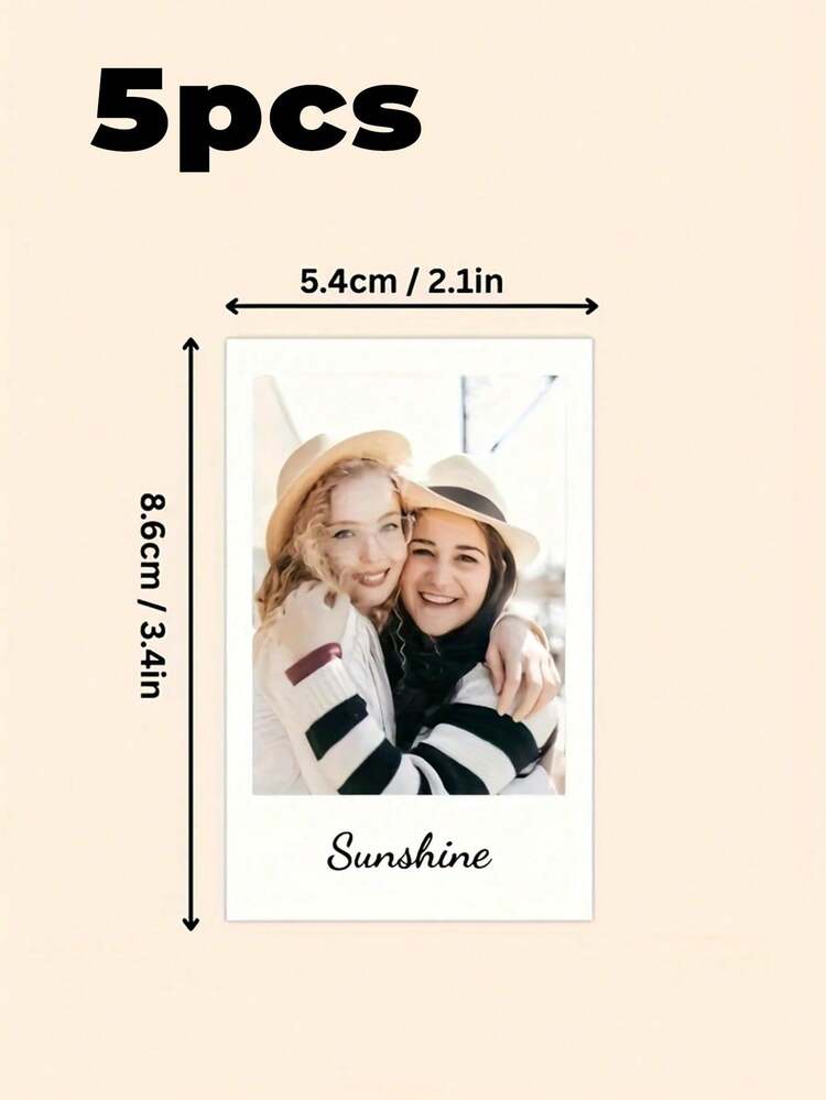 Customized Photo Printing - Personalized Photo Printing, Personalized Couple Photo Art, Ready-To-Frame Love Story Art, DIY Birthday/Anniversary Gift, Romantic Valentine's Gift, Personalized Photo Cards, Mini Photo Prints, Memorabilia, Elegant Stationery ,Living Room Decor - Multicolor - View 14