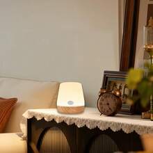 1pc RGB Eye-Care Lamp, LED Light Source, Bedside Night Light, Atmosphere Light, Bedroom Lighting, Suitable For Room, Nighttime Lighting, Illumination, Hanging Design, Control Function, Battery Powered (Batteries Not Included), Reading Lamp - Bedside Lamp - View 4