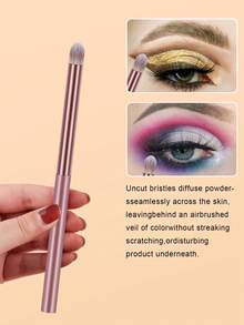 10pcs/1pc Makeup Brushes, Including Contour Brushes, Highlighter Brushes, Foundation Brushes, Nose Contour Brushes, Eyeshadow Brushes, Eyebrow Brushes, Lip Brushes, And Detail Brushes-Ideal For Beginners, Professional Makeup Application, And Novice Beauty Practice Scenarios.,Giveaways,Professional Makeup Brushes,Complete Makeup Set - Multicolor - View 3