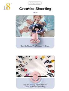 Chân đế cơ bản có thể điều chỉnh D8 AI Tự động theo dõi khuôn mặt Gimbal điện thoại Nhận diện khuôn mặt thông minh 360° Không cần ứng dụng Nhận diện cử chỉ thông minh Chụp ảnh ngang và dọc 360° cho điện thoại di động Chân đế chụp ảnh trước và sau 180° Gimbal theo dõi khuôn mặt AI 360° Bộ ổn định gimbal điện thoại Điều khiển bằng cử chỉ Gimbal selfie Bộ ổn định xoay 360° Quà tặng sinh nhật cho điện thoại thông minh Tiệc tùng Lễ hội - Một cỡ - Xem 12