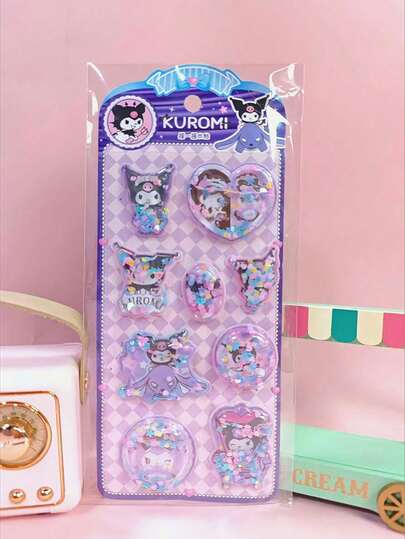 Hình dán trang trí dễ thương dành cho bé gái, Hình dán, Hình dán lắc nước, Hình dán hoạt hình trang trí, Hình dán trang trí ốp điện thoại, Hình dán lấp lấp, Quà tặng chất lượng cao, Quà tặng sinh nhật, Mẫu mini cho sổ kế hoạch, Hình dán chất lượng cao