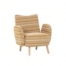 Living Room Chairs - Mustard Yellow + Boucle - View 11