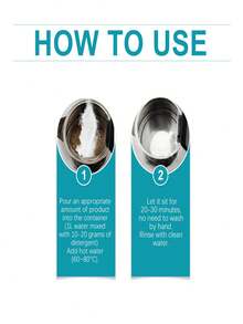 柠檬味电水壶除垢粉，去除水垢和茶渍，清洁并提亮电水壶和家用热水壶。 - 粉狀 - 查看 3