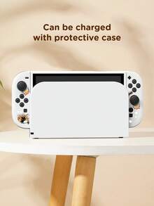 Ốp bảo vệ máy Switch hình mèo đen hoạt hình, phù hợp với Switch 2 (2025)/Switch NS/Switch OLED, có thể sử dụng trên đế sạc mà không cần tháo ốp, vỏ bảo vệ tay cầm chơi game đa năng, phụ kiện chơi game Switch, chống rơi và trầy xước, quà tặng lãng mạn cho mùa thu/đông, tựu trường, Giáng sinh, Ngày lễ tình nhân. - Nhiều màu - Xem 6