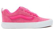 VANS Knu Skool Low Pink Glo Women's VN0009QCYU2 - 粉色 - 查看 3