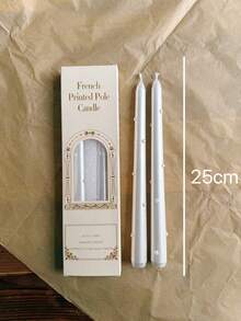 2 包 30 厘米（9.84 英寸）欧洲锥形蜡烛（直径 0.86 英寸） - 无烟，优雅的家居装饰，适合派对、用餐、节日、礼物、冥想和氛围照明。 - 彩色 - 查看 11