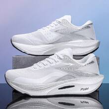 Men's Breathable Casual Running Shoes, Versatile For Daily Wear In Summer - Black - View 4