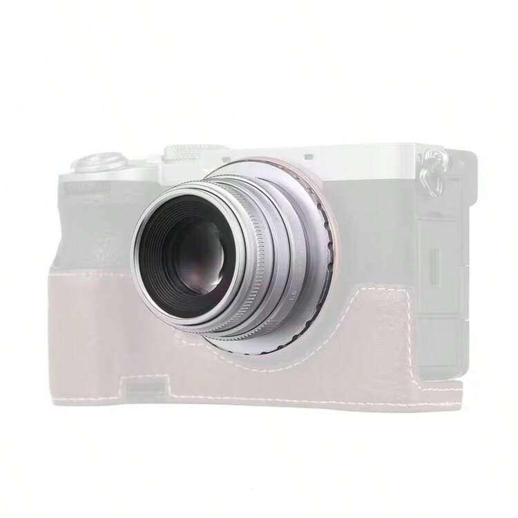 适用于 APS-C 画幅的 35mm F1.6 手动对焦电影镜头，兼容索尼 E 卡口（A7 III、A6400、NEX-5 系列）、富士 X 卡口（X-T5、X-S10、X-E4 系列）、佳能 M/RF 卡口（EOS R5、R6、M50、M200 系列）以及微型四分之三系统（奥林巴斯 OM-D）。 - 銀色 - 查看 14