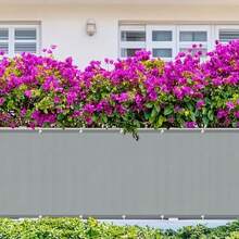 防紫外线阳台隐私屏风网 | 防风遮阳围栏板 | 户外花园和露台隐私解决方案 - 隱私布 - 查看 4