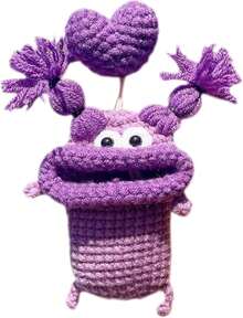 2026Funny Handmade Crochet Key Holder, 3.4" Handwoven Car Key Cover Case, Cute Pocket Lighters Bag Key Fob Cover Case (#21) At Men's Clothing Store - #21 - Xem 17