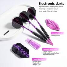 Dart Set Professional Competition Training - Purple - View 5
