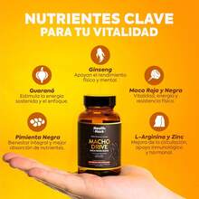 ¡RecomendadoMaca Negra y L-Arginina para Vitalidad Masculina y Energía para Hombres |   Ginseng, Zinc, Guaraná y Extractos Naturales |   Cápsulas para Rutina Diaria y Bienestar Masculino |   Unidad Macho |   Health Hack¡Top de Temporada - 1 - Ver 4