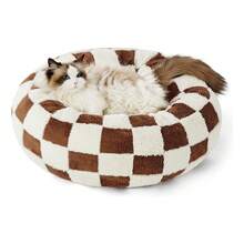 TendenciaCamas Perros Gatos Dakuly 50cm Marrón Lavable AntiestresCalidad premium - Marrón - Ver 11