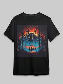 Men Outdoor Tees & Tanks - Black - View 8